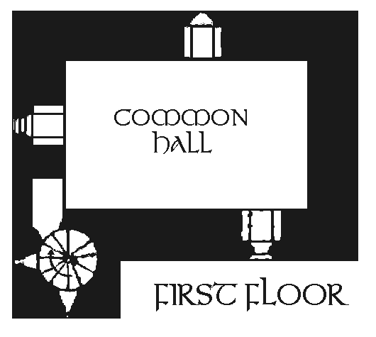 First Floor Plan of Affleck Castle
