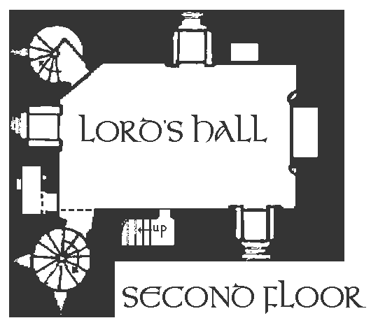 Scond Floor Plan of Affleck Castle