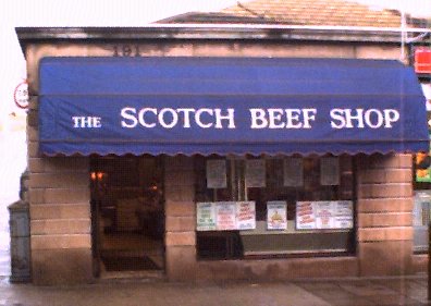 The Scotch Beef Shop in Brook Street, Broughty Ferry, Dundee.